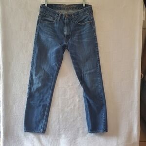 American‎ Eagle Original Taper Jeans Mens 30x30 Blue Mid Rise